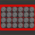 Red Coca Cola Storage Crate Filled with Glass Bottles for Daily Use