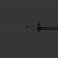Electric Chainsaw With Yellow Black Design Power Cord And Chain Blade