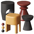 Stylish Side Tables With Various Colorful Designs And Unique Shapes For Modern Spaces