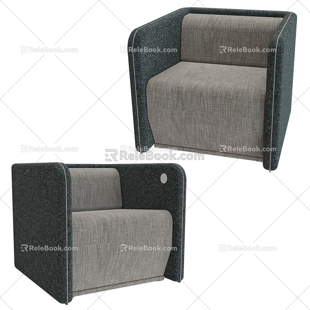 Schiavello single sofa 3d model