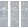 Gradient Perforated Wall Panel Gradient Orifice Plate Spiral Orifice Plate Round Gradient Orifice Plate Gradient Orifice Plate Gradient Orifice Plate Perforated Wall Panel Gradient Orifice Plate 3d model