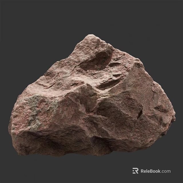 Natural Stone And Wood Materials For Rustic Modern Home Decor Ideas 3d model 