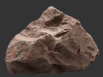 Natural Stone And Wood Materials For Rustic Modern Home Decor Ideas 3d model