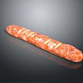 Bread sandwich bread pudding bean paste bread cheese bread big column bar breakfast bread European bread 3d model