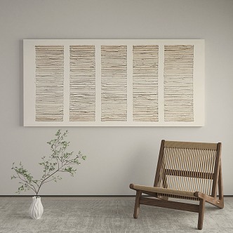 Quiet Decorative Paintings 3d model