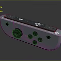 White Modern Wireless Game Controller With Multiple Buttons And Joystick For Gaming Devices
