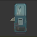 modern computer science fiction computer science fiction computer 3d model