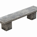 Other Stool Outdoor Stone Stool Bench Bench 3d model