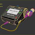 Sollevo Household Device Featuring Black Main Unit Display Screen And Handheld Tool