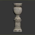 Columns Stone Columns Stone Columns Old Columns Roman Columns Roman Columns Classical Columns Greek Columns 3d model