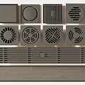 Various Decorative Metal Grille Vents In Square Round And Striped Designs