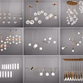 Stylish Modern Chandeliers with Various Crystal Spherical and Metal Frame Designs for Home Decor