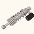 Industrial Equipment Shock Absorber With Coil Spring Metal Construction And Black Cylindrical Component