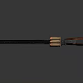 Classic Revolver With Textured Red Grip And Shiny Metal Barrel Design