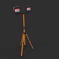 Commercial Equipment Tripod Mounted Dual Lighting Lamps For Industrial Use