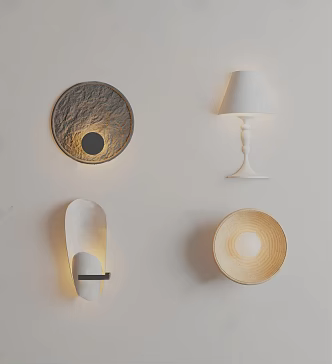 Wind wall lamp 3d model
