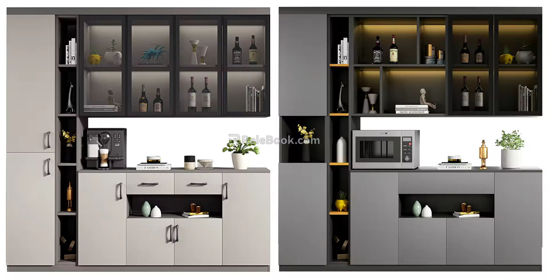 Modern Wine Cabinet Multi-function Wine Cabinet 3d model