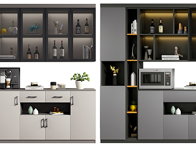 Modern Wine Cabinet Multi-function Wine Cabinet model