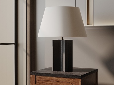 Modern table lamp 3d model