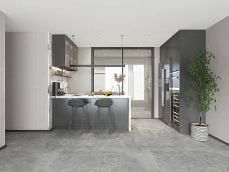 Modern Kitchen 3d model