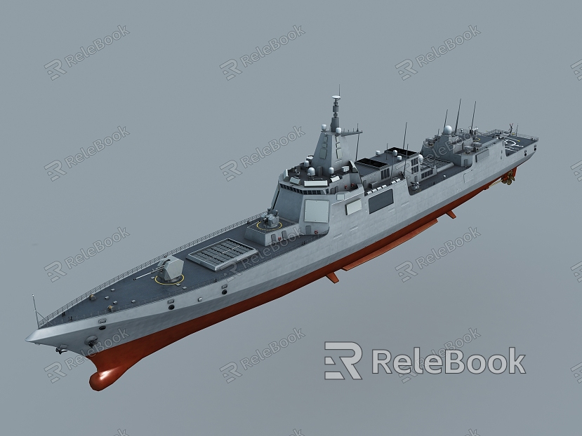 Type 055 guided missile destroyer Type 055 destroyer Nanchang ship 101 ship model