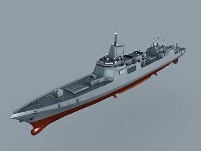 Type 055 guided missile destroyer Type 055 destroyer Nanchang ship 101 ship model