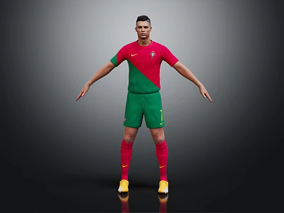 modern man ronaldo soccer star star 3d model modern man ronaldo soccer star star 3d model