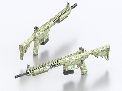 Rifle M4A1 Scar Firearms model