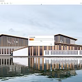 New Chinese Exhibition Hall Architecture Art Museum Architecture Museum Architecture Sales Department Architecture 3d model