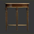 Elegant Round Coffee Table With Blue Tabletop And Wooden Legs Lower Shelf