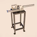 Industrial Clamping Equipment With Sturdy Metal Workbench And Hydraulic Mechanism For Manufacturing
