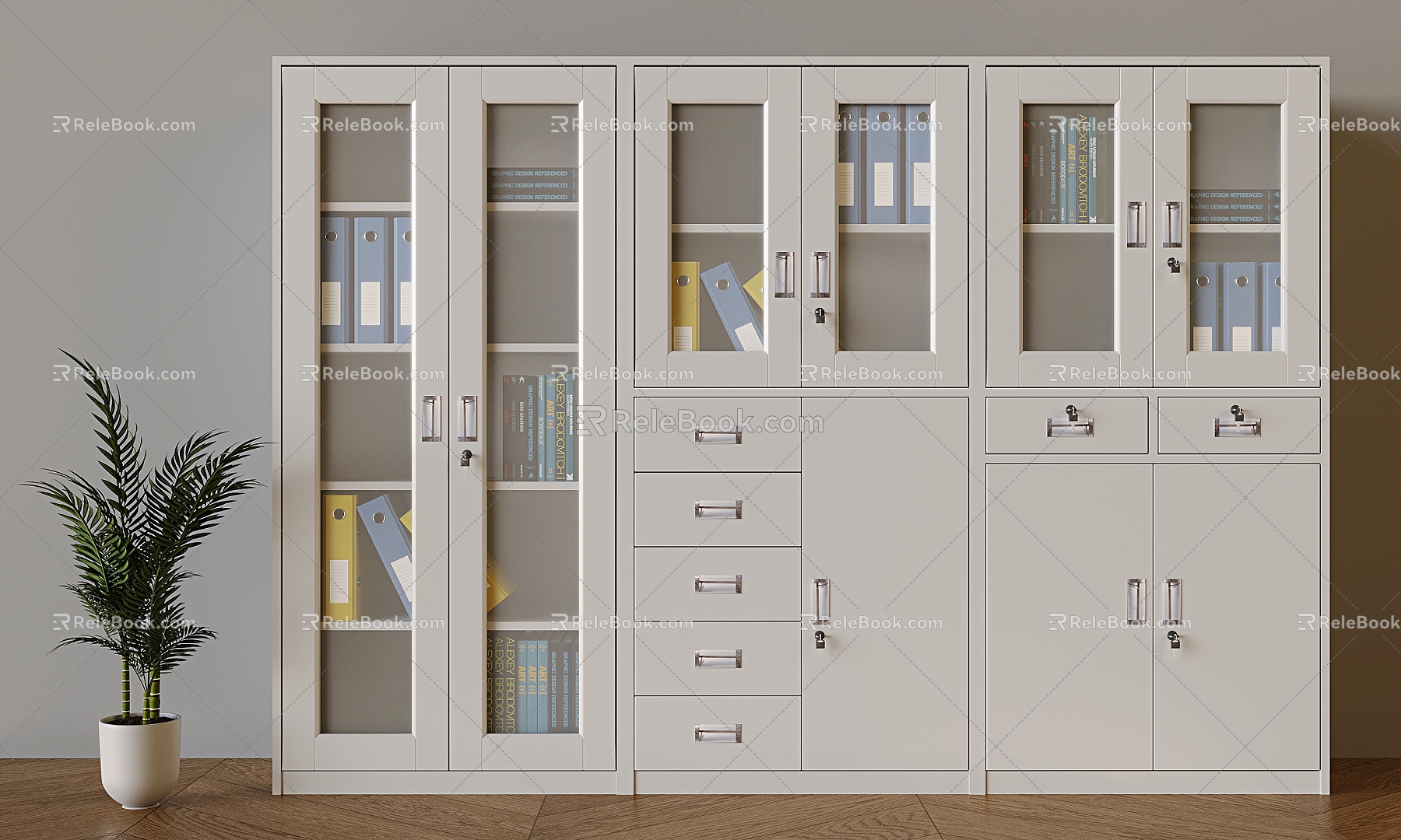 Modern Filing Cabinet Office Cabinet Filing Cabinet Storage Cabinet 3d model