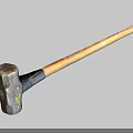 Durable Hardware Hammer With Sturdy Metal Head And Comfortable Wooden Handle