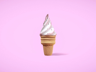 Ice cream cone 3d model