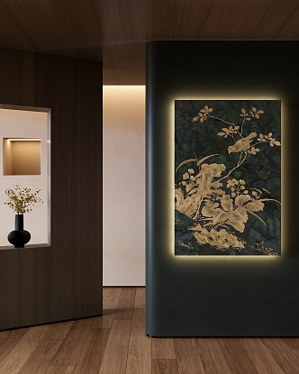 Chinese Hanging Paintings 3d model