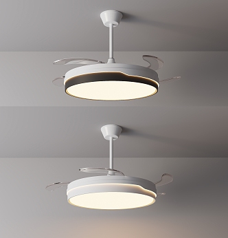 Fan light 3d model