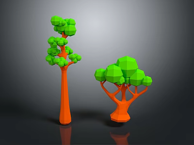Modern Cartoon Tree Tree Cartoon 3d model Modern Cartoon Tree Tree Cartoon 3d model