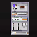 distribution box electrical box electrical control box air switch 3d model
