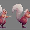 Modern Squirrel 3d model