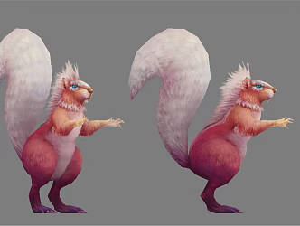Modern Squirrel 3d model