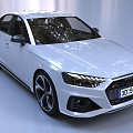 Audi RS4 Audi Car Audi Sedan 3d model