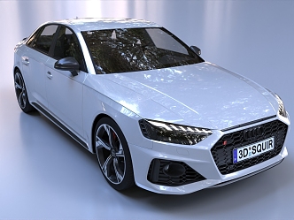 Audi RS4 Audi Car Audi Sedan 3d model