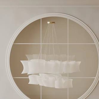 Modern chandelier 3d model
