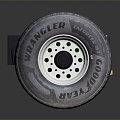 Tire tire wheel hub Volkswagen wheel hub Volkswagen tire new tire car outer tire car wheel hub 3d model