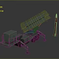 Military Weapon System With Mobile Missile Launcher Vehicle And Tactical Rocket