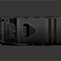 Metal Mechanical Parts Industrial Connectors Arranged On Gray Background With Reflective Surface