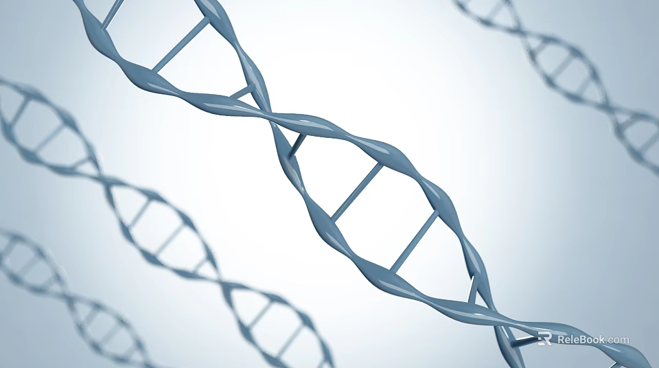 Advanced Medical Device for DNA Molecular Structure Analysis in Biomedical Research 3d model 