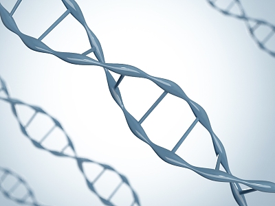 Modern DNA Gene Helix Structure model