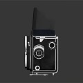 Vintage ROLLEIFLEX Twin Lens Camera Classic Electronic Device Retro Design