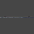 Modern High Speed Train With White Body Blue Stripe Streamlined Design And Black Windows